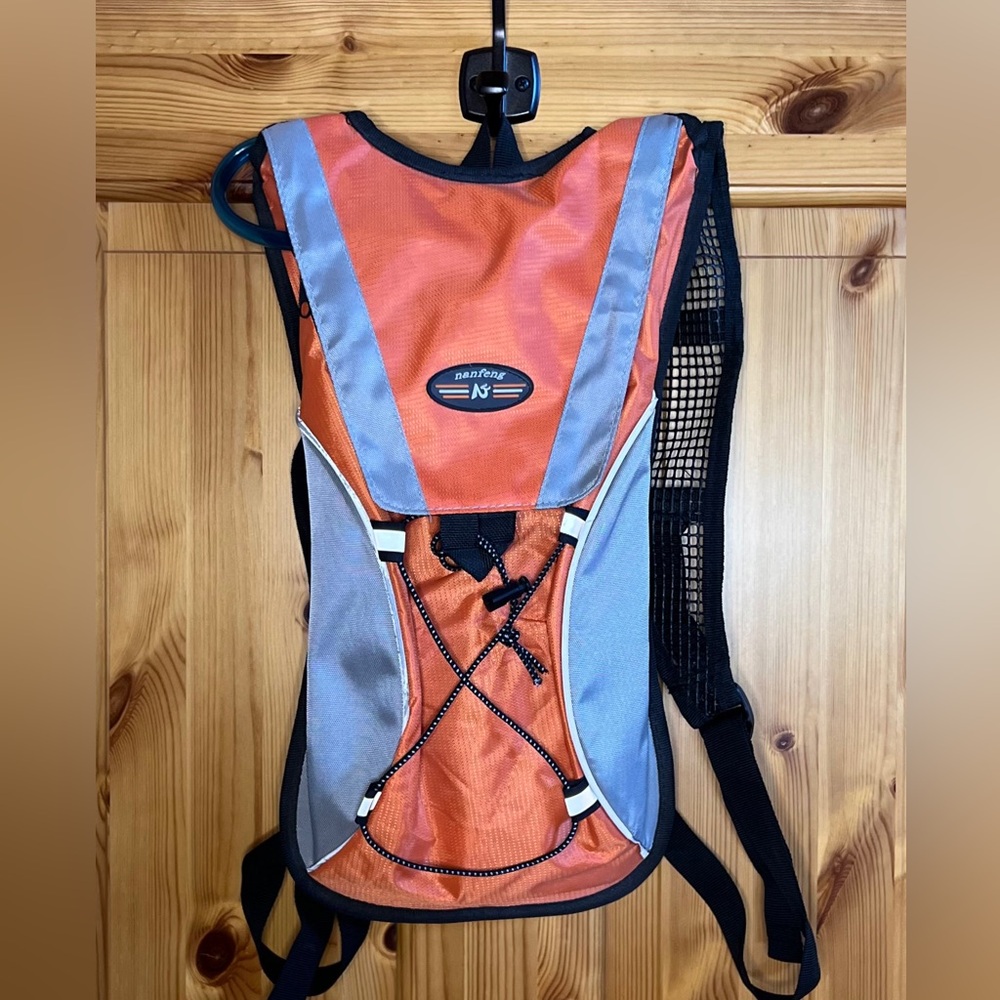 Orange and Gray camel pack NWOT